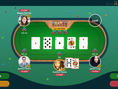 poker app app design game game app game design poker poker card poker chip ui ux vector