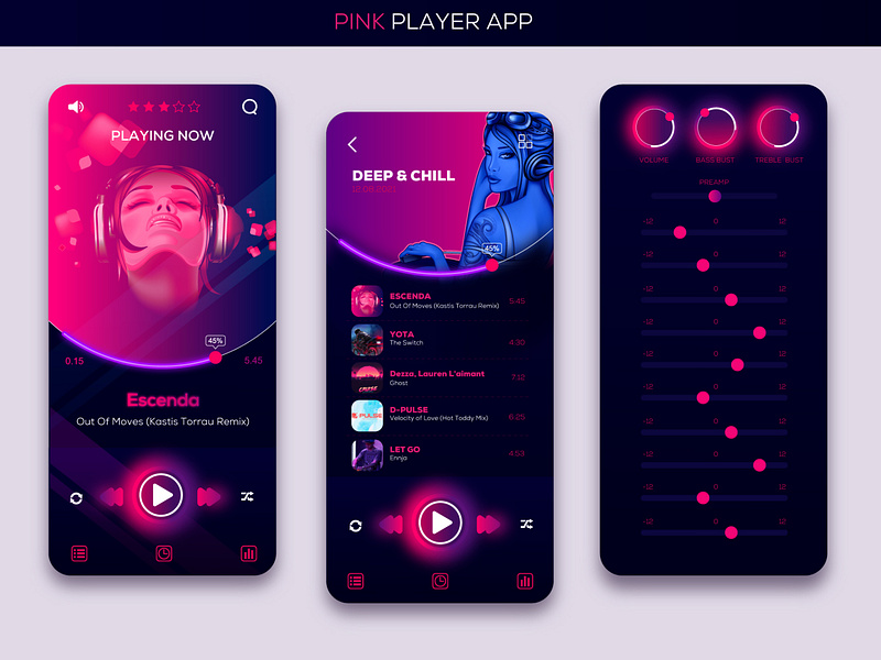 Music Player Skin designs, themes, templates and downloadable graphic ...