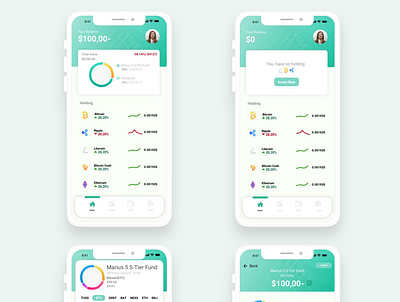 Cryptocurrency app design app concept app design app icon design dashboard design uiux design web design