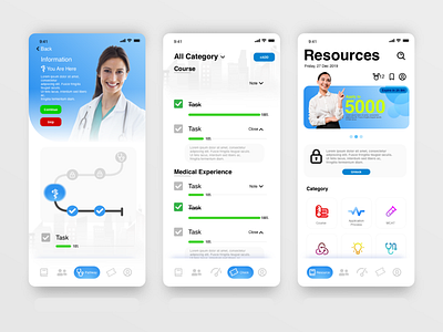 Course Medicine App Design