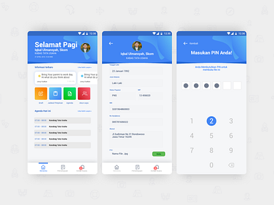 Schedule and agenda app design