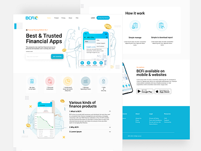 Web Design for Fintech app concept app design branding dashboard design design financial advisor financial technology illustration ui uiux design ux design web design web developing