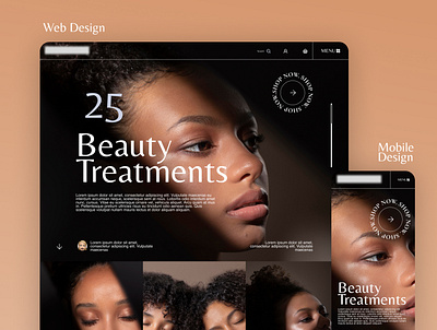 Beauty care web design app design beautifull web site beauty care uiux design web design women care women web design