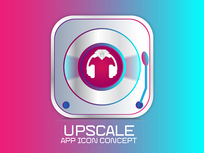 Upscale App Icon app concept app icon design design graphic graphic design icon illustration logo ui uiux design web