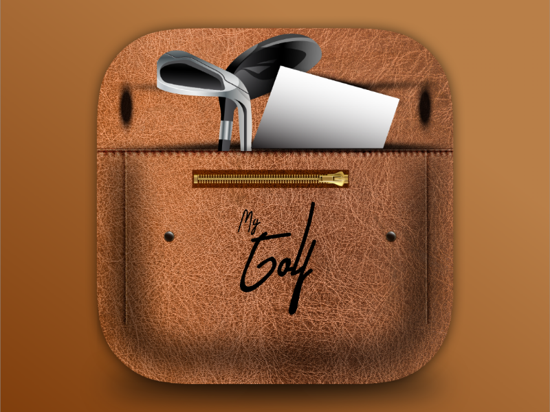 Golf Icon App golf icon ui design ios icon mobile app icon app icon graphic designs icon designs icon apps design
