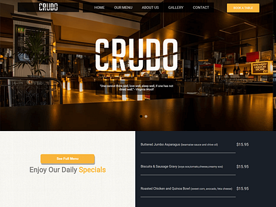 Crudo design ui ux