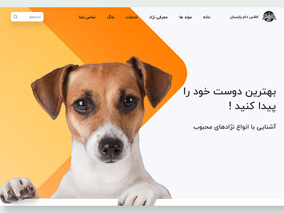 Web design for Atlas Dam Parsian