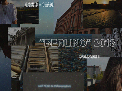 "BERLINO" 2018 - Collage 1 berlin city collage photos sunset
