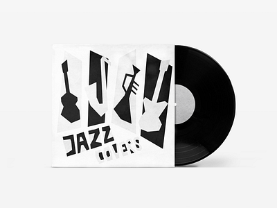 Jazz Covers ┃Vynil composition illustration jazz music vynil