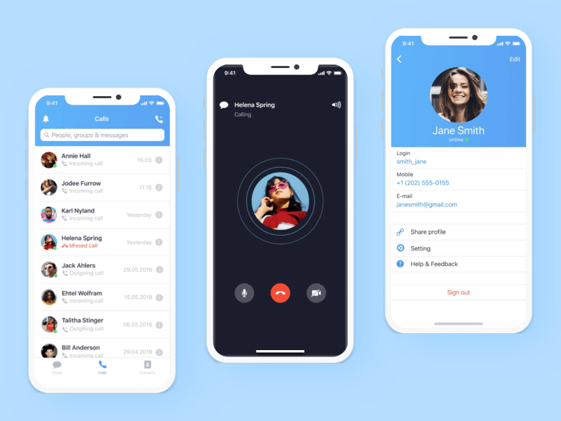 Chat iOS App animation app apple chat daily ui design ios microinteraction mobile ui uidesign ux
