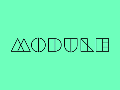 Module Typeface design type typeface typography