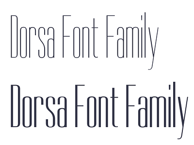 Dorsa Font Family dorsa typemade