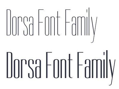 Dorsa Font Family