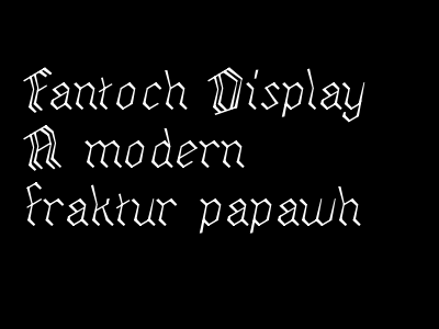 Fantoch fantoch typemade typography