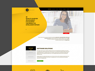 Qualesoft Digital Agency UI Design