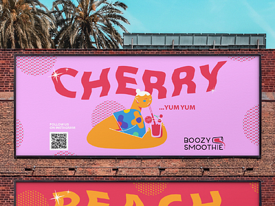 Boozy Smoothie 1 advertising brand identity branding graphic design illustration illustrator vector