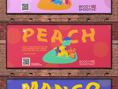 Boozy Smoothie 2 branding design graphic design illustration illustrator vector