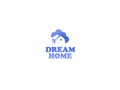 Logo for startup "Dream Home" branding design logo logo design logotype negative space start up vector