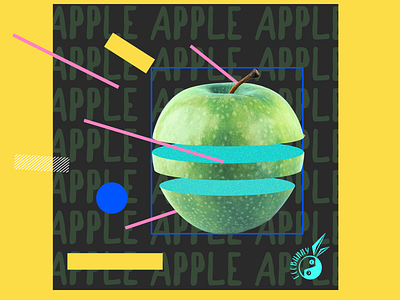 Apple abstract adobe illustrator branding design graphic design illustration social media