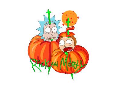 Halloween Rick and Morty