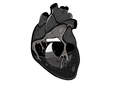 Deep Heart art design digitalart graphic design illustration illustrator