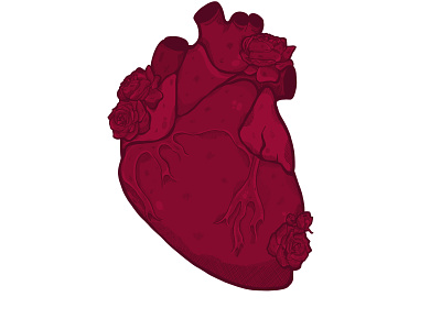 Love art digitalart heart illustration illustrator love