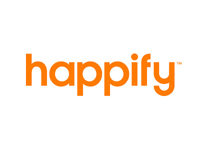 Happify branding identity logo