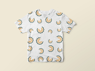 T-shirt with Pencil Shavings Pattern