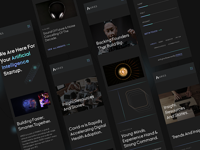 Aries UX/UI Case-Study ai app ar awwwards crypto futuristic homepage kit landing page nft product design product page tech ui ui kit user experience user interface ux vr web