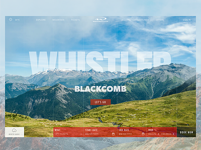 Whistler Blackcomb: Summer adventure canada clean graphicdesign mountains travel