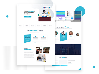 Interview tools Landing page
