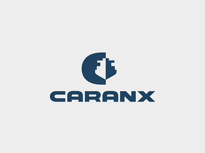 CARANX branding branding design identity logo marine marines nautical