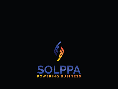 Solppa aplikasi colourfull ikon logo modern sederhana unik