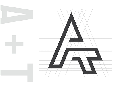 A + T Monogram (grid)
