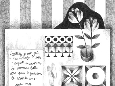 Histoire de l'œil, G. Bataille bataille drawing flower flower illustration illustration letter plant table