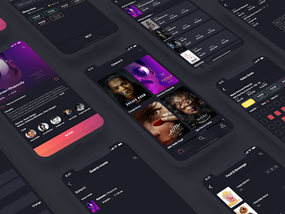 CinemaX iOS mobile app uidesign ux design