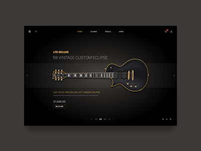 Music Shop Landing Page