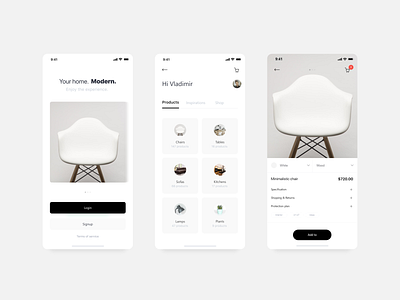 Shoping App Concept animation app app animation flat minimal mobile ui uidesign ux ux design uxdesign web