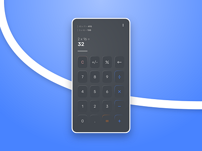 Calculator adobe xd calculator design ui xd