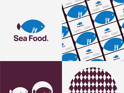 sea food logo brand branding design icon identity illustration logo logo 2d logo a day logo design logo icon logo idea logo inspiration logo intro logo mark logodesign logos logotype type typography