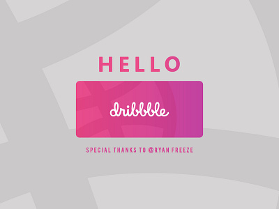 Hello Dribbble