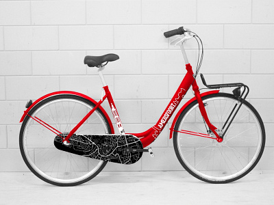 De Amersfoort Fiets amersfoort bicycle design fiets icon map maps productdesign red