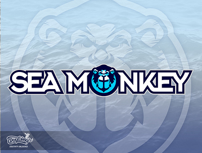 SEA MONKEY LOGO anchor chipdavid creative design dogwings drawing illustration logo monkey sketch sports graphic vector