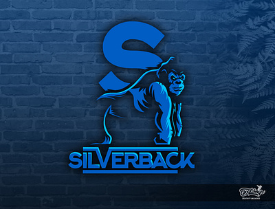 SILVERBACK logo chipdavid creative design dogwings drawing gorilla illustration logo silverback vector