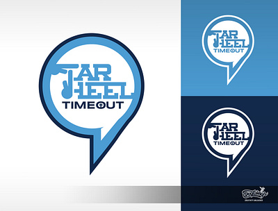 TARHEEL TIME OUT LOGOS branding chipdavid creative design dogwings drawing illustration logo vector