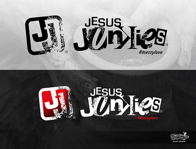 JESUS JUNKIES branding chipdavid creative design dogwings icon logo typography vector