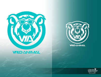 WILD ANIMALS logo concepts chipdavid design dogwings drawing illustration logo sports graphic surf vector