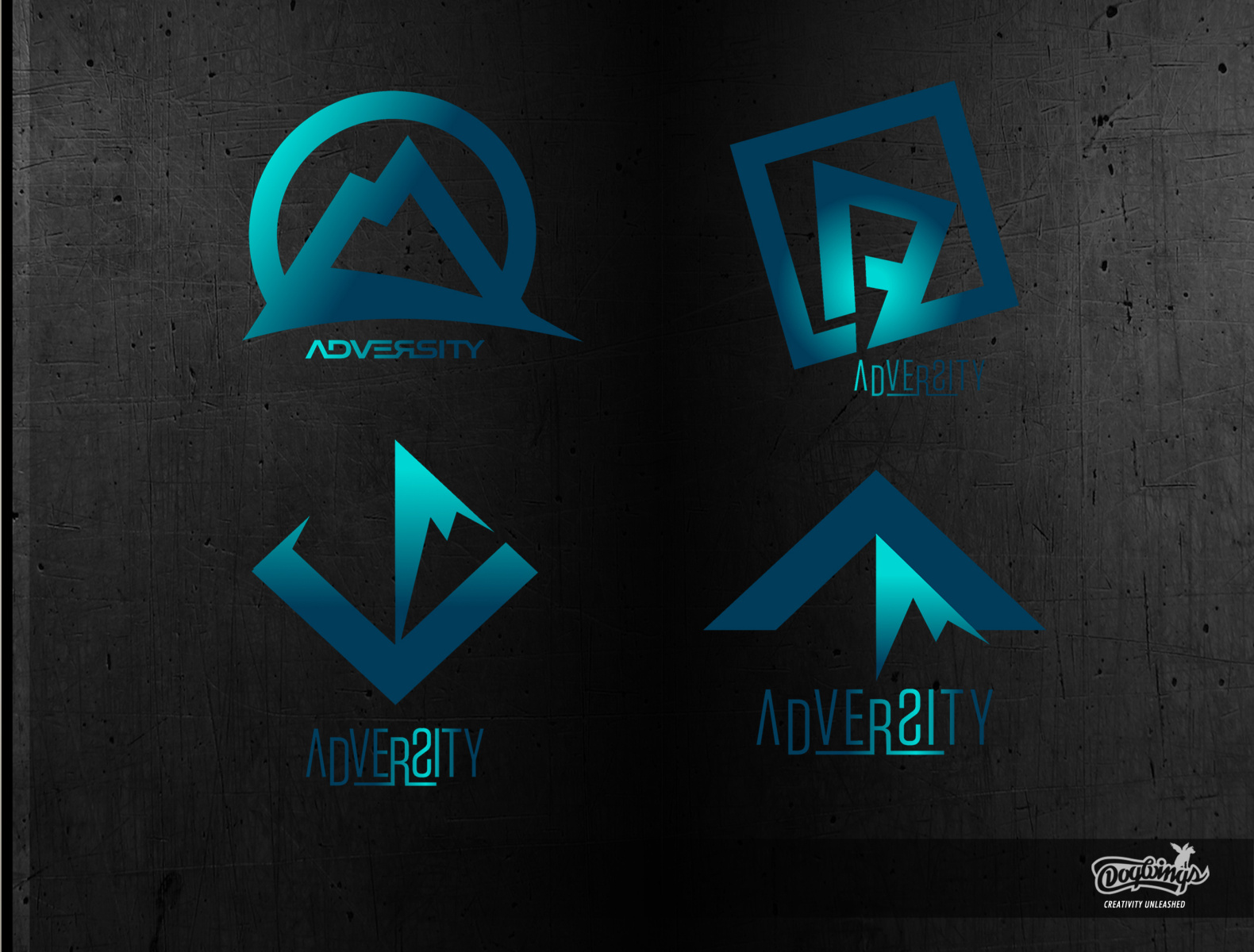 ADVERSITY LOGOS by Chip David on Dribbble