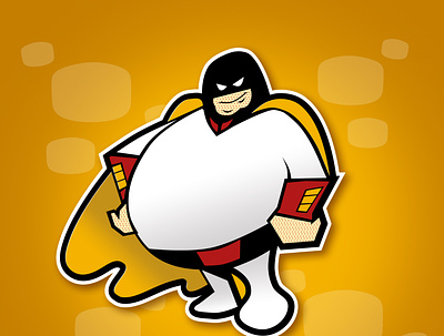 SPACE GHOST - GULF COAST VERSION chipdavid dogwings drawing funny hero illustration space ghost vector