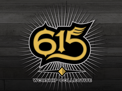 615 WC custom font design dogwings logo vector